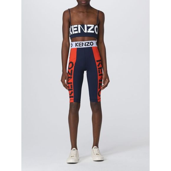 Kenzo Short Woman Navy - Picture 2 of 5